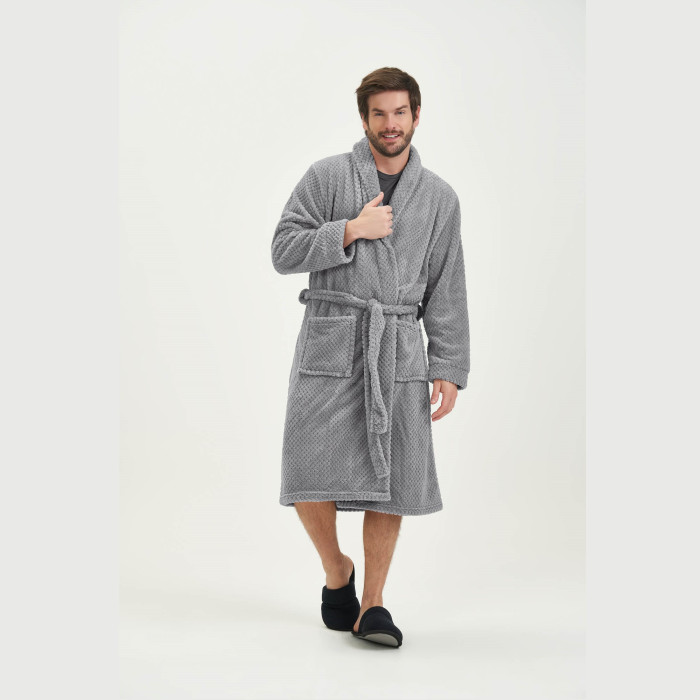 ROBE MANGA LONGA FLEECE MESCLA
