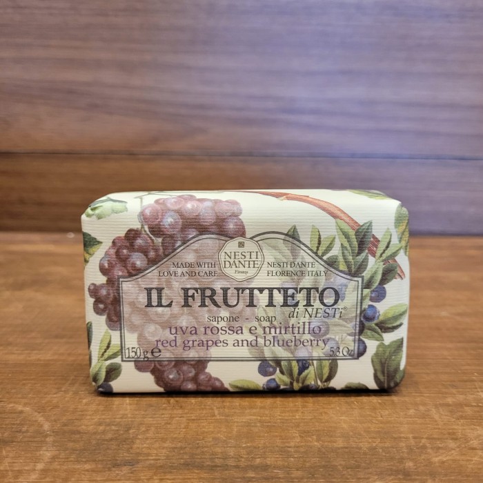 SABONETE 150g IL FRUTTETO UVAS VERMELHAS E MIRTILO