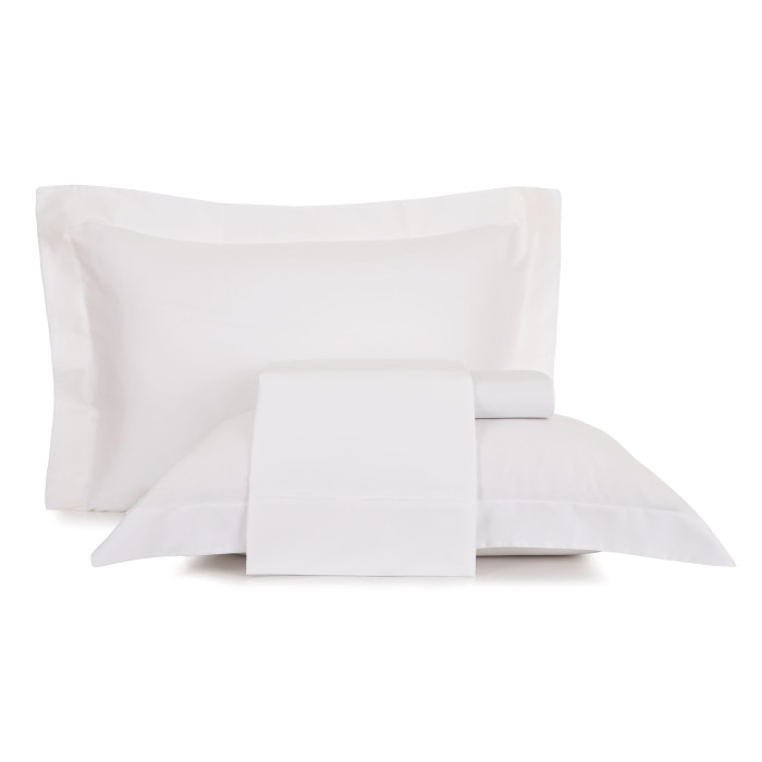 JG LENÇOL KING CETIM SUBLIME PONTO AJOUR BRANCO