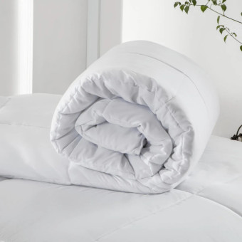 EDREDOM SUPER KING TOQUE DE PÉTALAS BRANCO