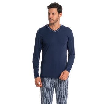 PIJAMA LONGO CLOVIS MARINHO