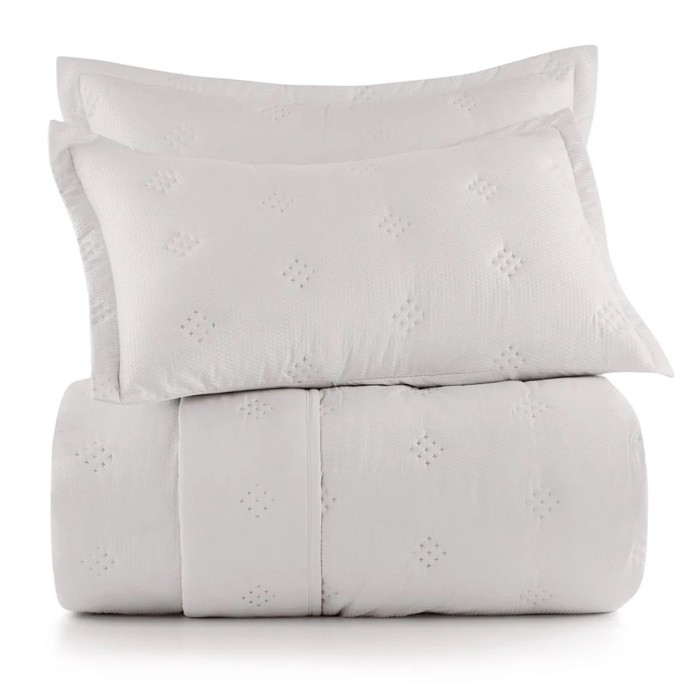 COLCHA KING TOQUE ACETINADO ANARRUGA BRANCO