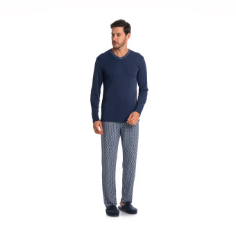 PIJAMA LONGO CLOVIS MARINHO