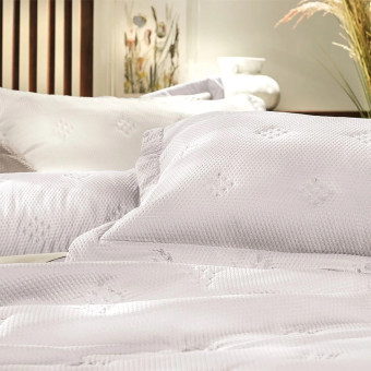 COLCHA QUEEN TOQUE ACETINADO ANARRUGA BRANCO