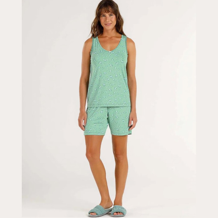 SHORT DOLL REGATA FLORAL LIBERTY VERDE
