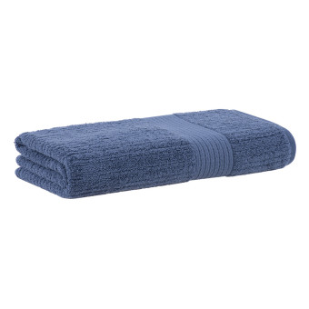 JG TOALHAS FIO PENTEADO CANELADO AZUL CLASSIC