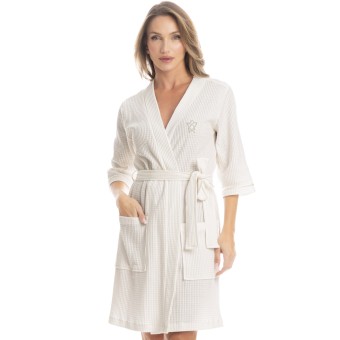 ROBE PIQUET BRANCO