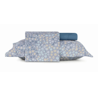 JG LENÇOL SOLTEIRO TOQUE ACETINADO BUBBLE