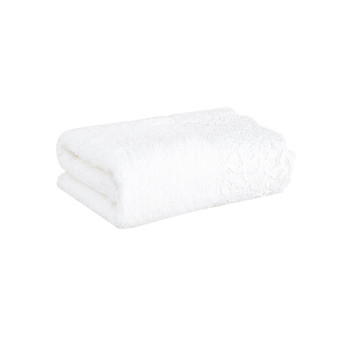 TOALHA LAVABO CAPRI C/RENDA BRANCO