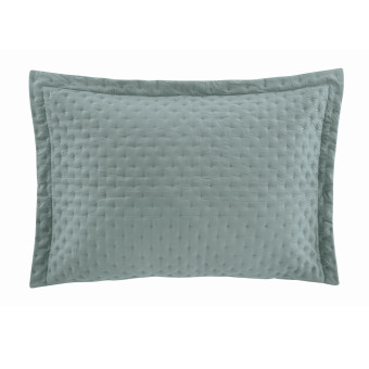 COLCHA SOLTEIRO TOQUE ACETINADO FRISSOM AZUL ETIEN