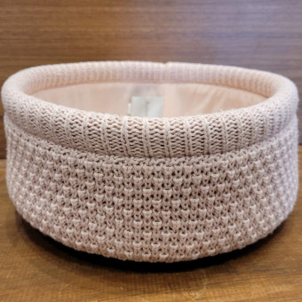 CESTO TRICOT JOAN 10X25 ROSA