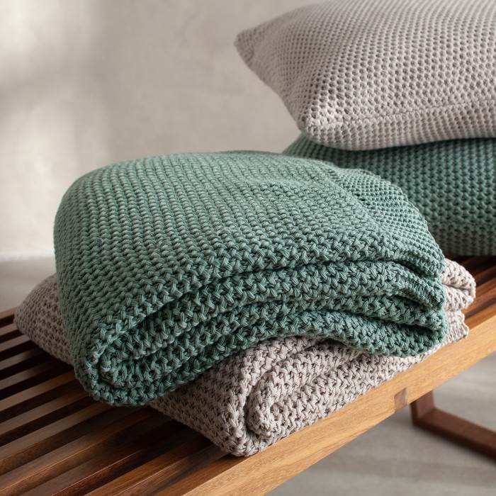 MANTA 125X150 TRICOT YVES VERDE