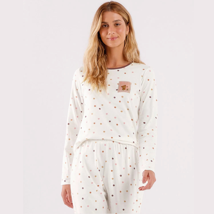 PIJAMA LONGO URSO WAKE UP FOR BREAKFAST