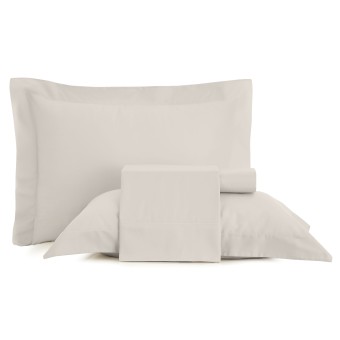 JG LENÇOL QUEEN CETIM SUBLIME PONTO AJOUR BEGE 