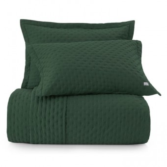COLCHA KING TOQUE ACETINADO FRISSOM VERDE GRANITO