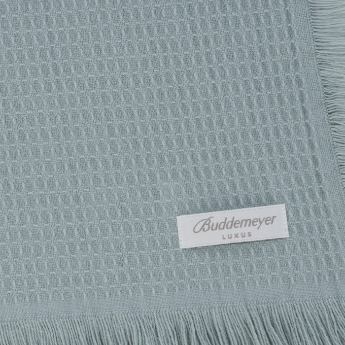 COLCHA CASAL 220X250 COTONE II C/FRANJA VERDE