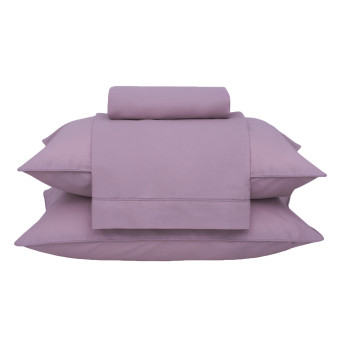 JG LENÇOL CASAL BASIC PERCALLE ROSA ROUGE