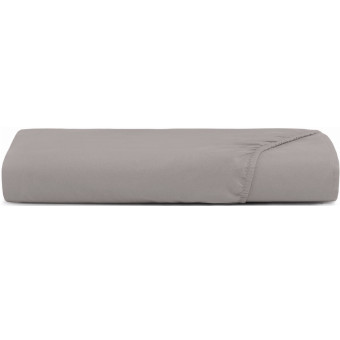 LENÇOL QUEEN TOQUE ACETINADO CIMENTO QUEIMADO