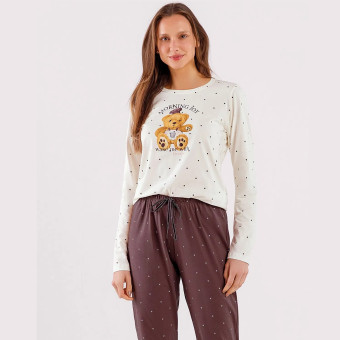 PIJAMA LONGO URSO MORNING JOY