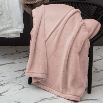 COBERTOR QUEEN 220X240 BLANKET 700 ROSE PARISI