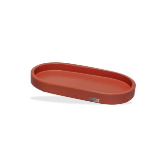 BANDEJA DECORATIVA OVAL TERRACOTA