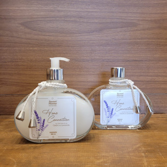 SABONETE 300ML HOME CONNECTION CEDRO E LAVANDA