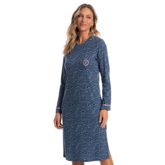 CAMISAO MANGA LONGA MIDI ISABEL MARINHO