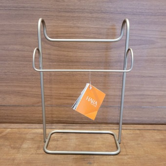 SUPORTE TOALHA DUO CHAMPAGNE