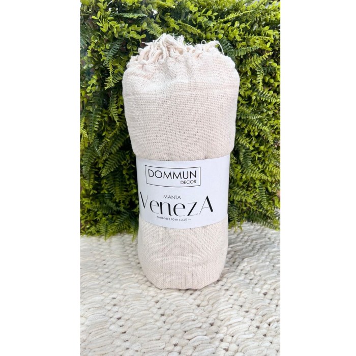 MANTA 180X230 VENEZA NATURAL