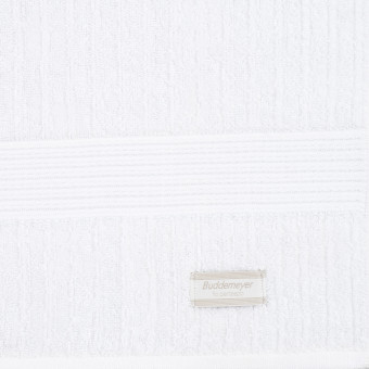 JG TOALHAS 5 PCS FIO PENTEADO CANELADO BRANCO