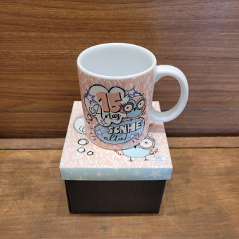 CANECA PRESENTE 15 ANOS