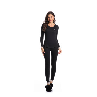 PIJAMA LONGO LEA SLIM PRETO