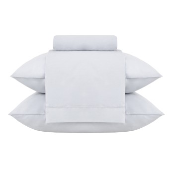 JG LENÇOL KING GRAN PERCALLE CLASSIC CINZA