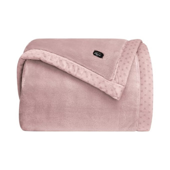 COBERTOR QUEEN 220X240 BLANKET 700 ROSE PARISI