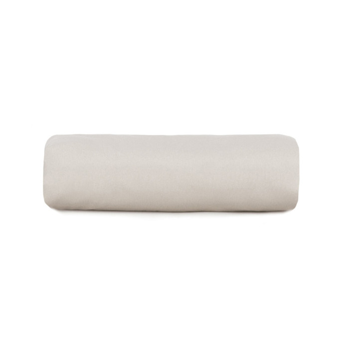LENÇOL SOLTEIRO MALHA FIO PENTEADO GREIGE