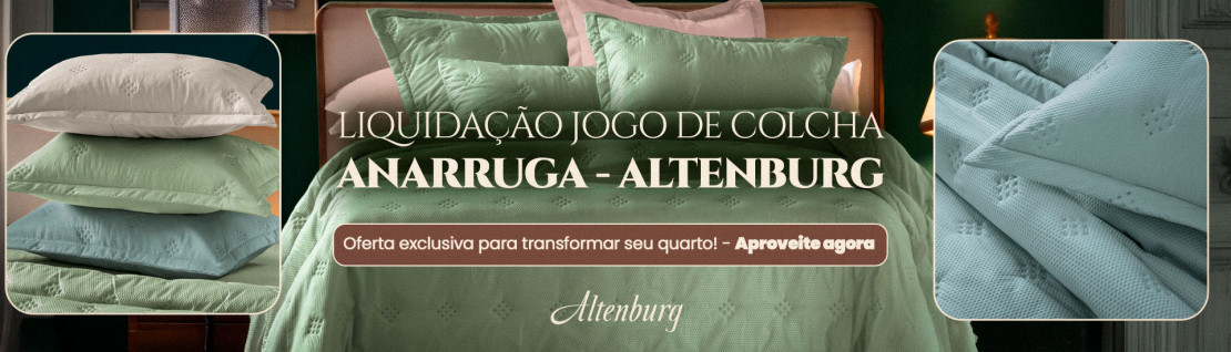 LIQUIDAÇÃO COLCHAS ANARRUGA