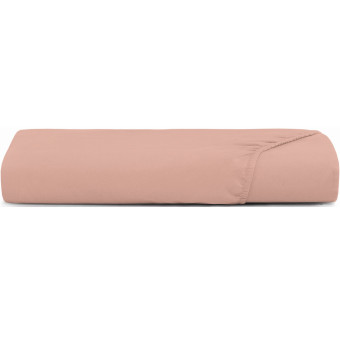 LENÇOL KING TOQUE ACETINADO ROSA LUNAR