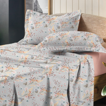 JG LENÇOL KING TOQUE ACETINADO CAMPO SILVESTRE