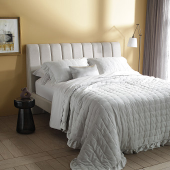 COLCHA KING BUD LUXUS POIS BEGE ANTIQUE 310X260