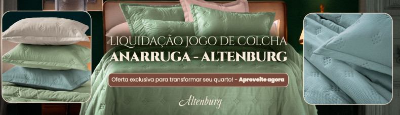 LIQUIDAÇÃO COLCHAS ANARRUGA