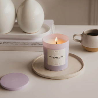 VELA AROMATICA LAVANDA E MUSK BLOOM