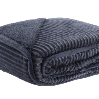 COBERTOR SOLTEIRO 150X220 BLANKET LUGANO MARINHO