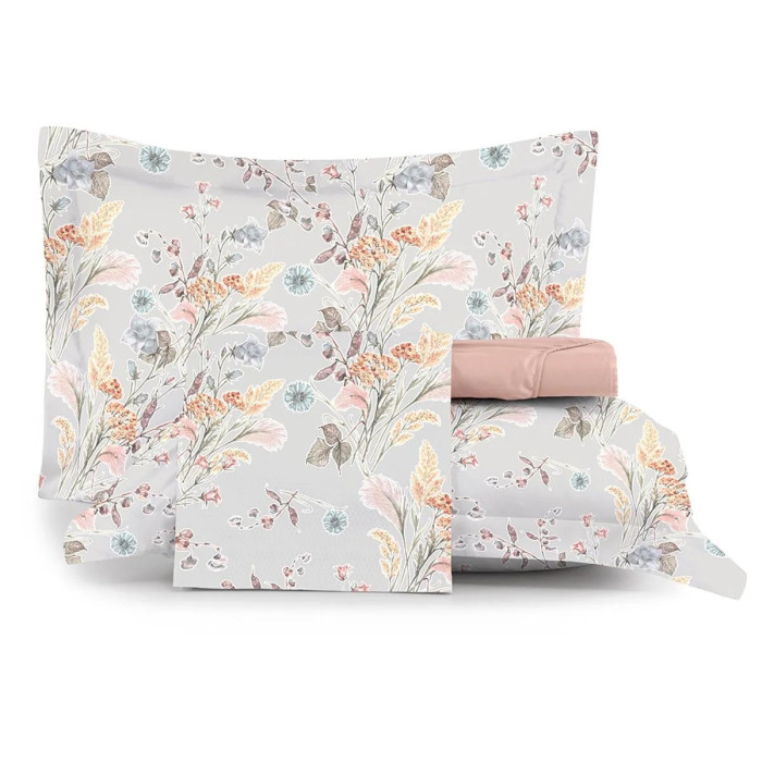 JG LENÇOL QUEEN TOQUE ACETINADO CAMPO SILVESTRE