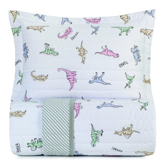 COLCHA SOLTEIRO MUNDO KIDS MALHA RUGIDINO