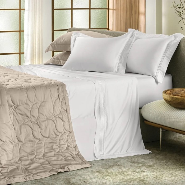 JG LENÇOL KING CETIM DE BAMBU 300 FIOS ESSENZA