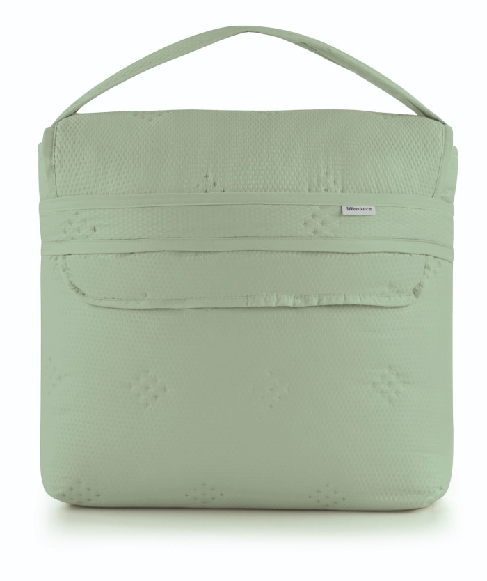 COLCHA KING TOQUE ACETINADO ANARRUGA VERDE WIND