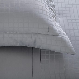 COLCHA KING DAMASK SQUARE VERDE