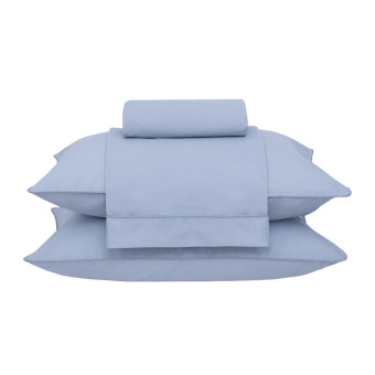 JG LENÇOL KING BASIC PERCALLE AZUL