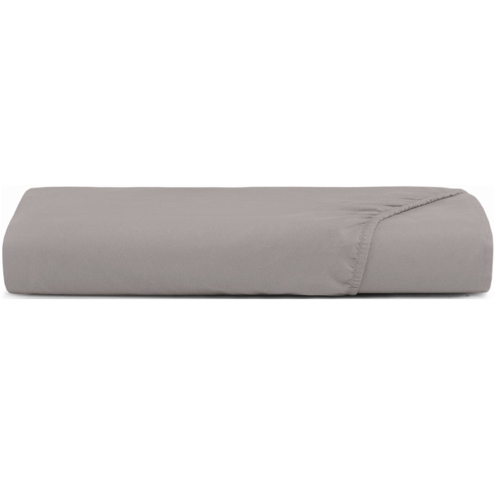 LENÇOL QUEEN TOQUE ACETINADO CIMENTO QUEIMADO