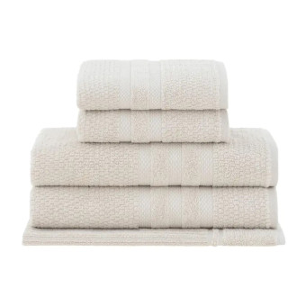 JG TOALHAS 5 PCS VANILLA EXTRA SOFT BEGE